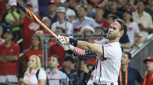 Hometown hero Bryce Harper wins MLB Home Run Derby