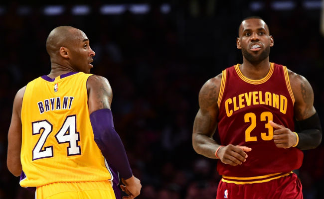 Kobe on sale lebron joining lakers