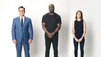 Stephen Colbert Enlists Alison Brie And Mike Colter In A Fake Sex PSA For Netflix Subscribers