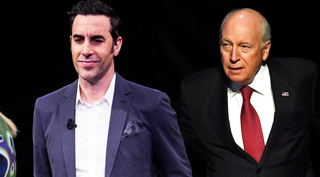 Sacha Baron Cohen Interviews Dick Cheney In His New Showtime Series