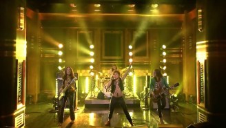 Greta Van Fleet Performed A Bracing Rendition Of ‘When The Curtain Falls’ On ‘The Tonight Show’
