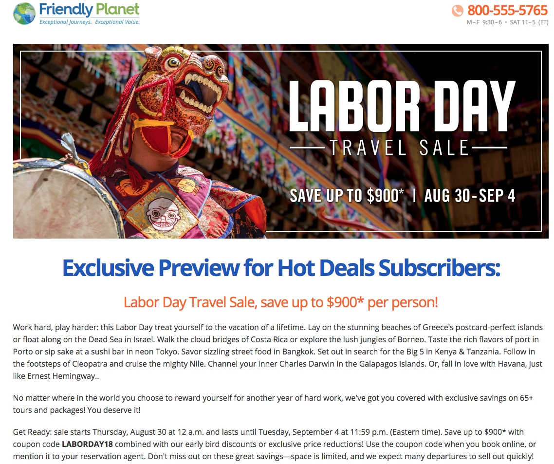 last minute labor day travel deals