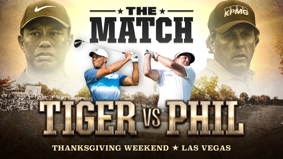 Tiger Woods And Phil Mickelson Announced Their 10 Million Vegas Match