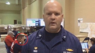 A Coast Guard Member May Have Flashed A ‘White Power’ Hand Gesture During MSNBC’s Florence Coverage
