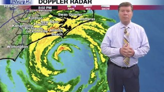 Hurricane Florence Forced A Meteorologist To Evacuate His Station Mid-Broadcast