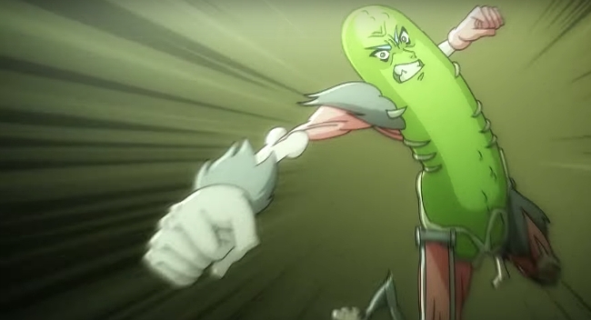 This Fan-Made 'Rick And Morty' Anime Has Pickle Rick Killing Rats