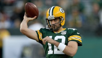 Aaron Rodgers Led The Packers To An Amazing Comeback Win Over The Bears On One Leg
