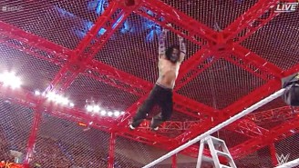 Jeff Hardy Tried A Table Spot Swinging From The Top Of Hell In A Cell