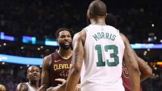 Tristan Thompson Thinks The East Still Goes Through Cleveland, Which Marcus Morris Finds Hilarious