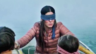 Sandra Bullock Fights Blindly Through The Apocalypse In The Chilling ‘Bird Box’ Trailer