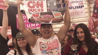 Michael Moore Releases Footage Of Suspected Mail Bomber Cesar Sayoc At A Trump Rally