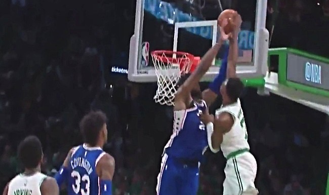 VIDEO: Jaylen Brown throws down earth-shattering dunk