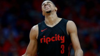 C.J. McCollum Reportedly Had A PRP Injection This Summer To Relieve Knee Soreness