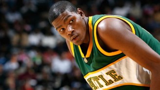 Kevin Durant Took The Court In Seattle Friday Night At KeyArena For The First Time In A Decade