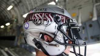 Mississippi State Showed Off An Alternate Helmet That’s One Of The Best In College Football