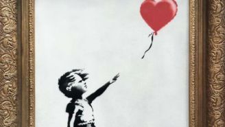 A Banksy Painting ‘Self-Destructed’ After Selling At Auction For $1.4 Million