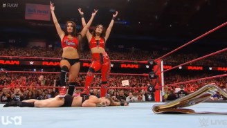 The Bella Twins Finally Turned On Ronda Rousey On WWE Monday Night Raw