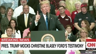 Trump’s Speech Mocking Christine Blasey Ford Has Led To Some Of The Strongest Backlash Of His Presidency
