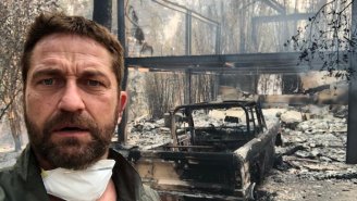 Gerard Butler Posted A Picture Showing His Home Was Burned In The California Fires