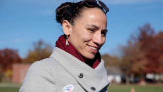 Democrat Sharice Davids Becomes First Native American Woman Elected To Serve In Congress