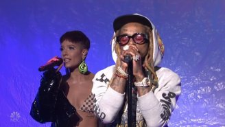 Lil Wayne Brought Halsey Along For A Passionate ‘SNL’ Performance Of ‘Can’t Break Me’