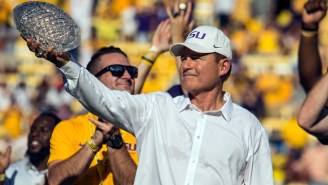 Former LSU Coach Les Miles Is Reportedly Finalizing A Deal With Kansas