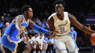 North Carolina Freshman Nassir Little Brought The Thunder As He Dunked On A UCLA Defender