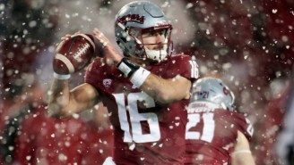 The Apple Cup Featured A Blizzard, So A Fox Sports Commentator Sang The Simpsons ‘Mr. Plow’ Song