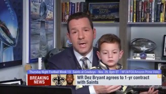 NFL Insider Ian Rapoport’s Report On Dez Bryant Joining The Saints Was Hilariously Interrupted By His Son