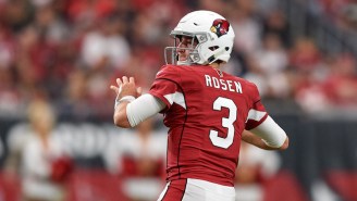 Josh Rosen Got A Standing Ovation And Thanked Fans At Larry Fitzgerald’s Charity Softball Game