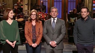 Steve Carell’s ‘SNL’ Monologue Reveals Pam’s Final Words To Michael Scott On ‘The Office’