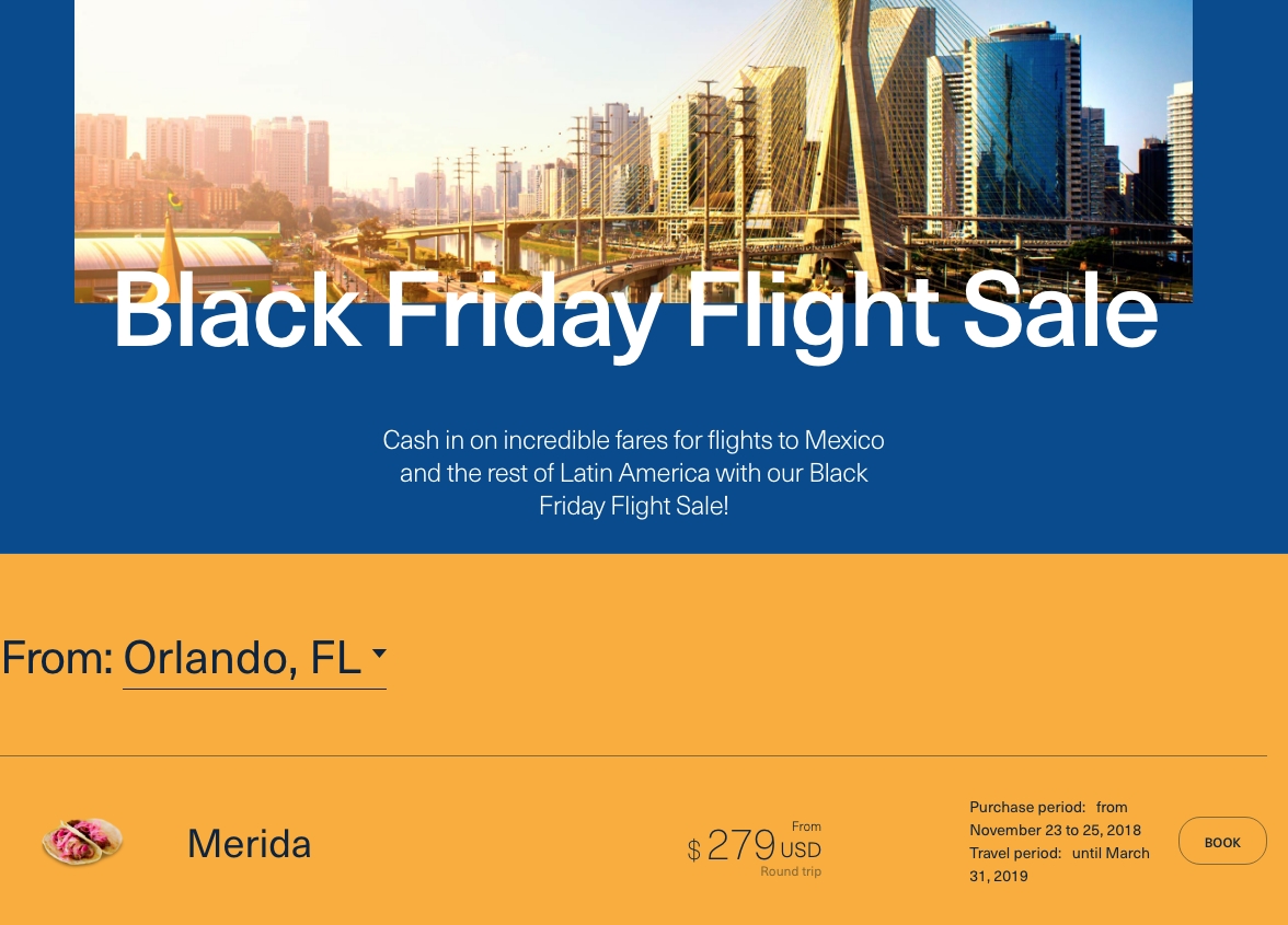 black friday flight deals 2018