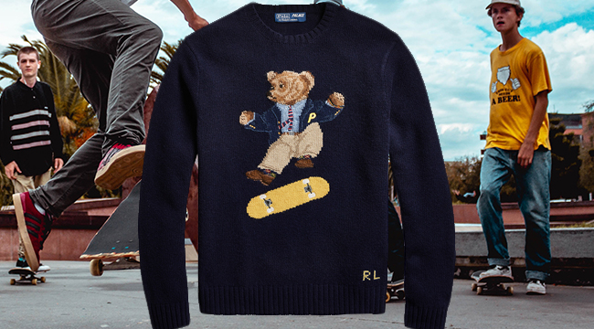 palace ralph lauren teddy bear brown