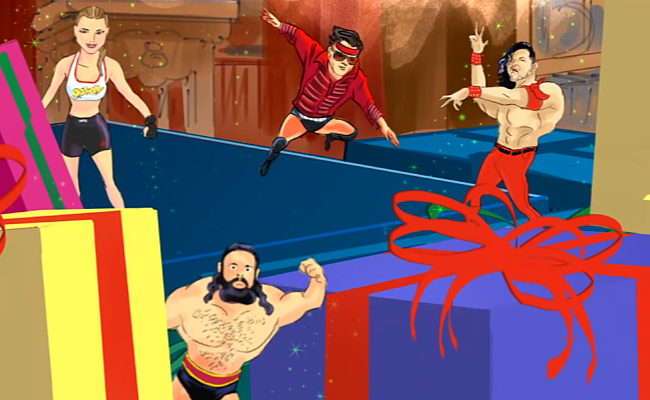 Tiny Superstars Invade Your Home In WWE's Bizarre Holiday Video