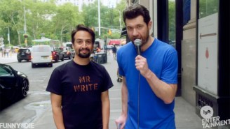 Lin-Manuel Miranda Joins ‘Billy On The Street’ To Spread Their Irrepressible Cheer