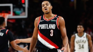 C.J. McCollum Met ‘I’m Trying Jennifer’ In Person At Game 2 And Thanked Her