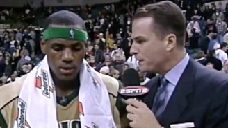 LeBron And Jay Bilas Both Miss The Hair They Had In James’ First National TV Game In High School