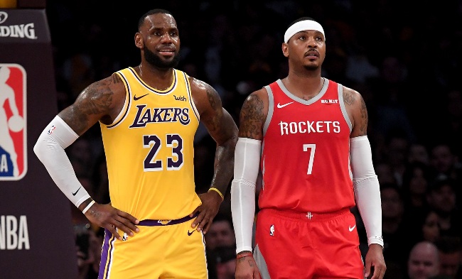 LeBron Is Reportedly Interested In Carmelo Anthony Joining The Lakers