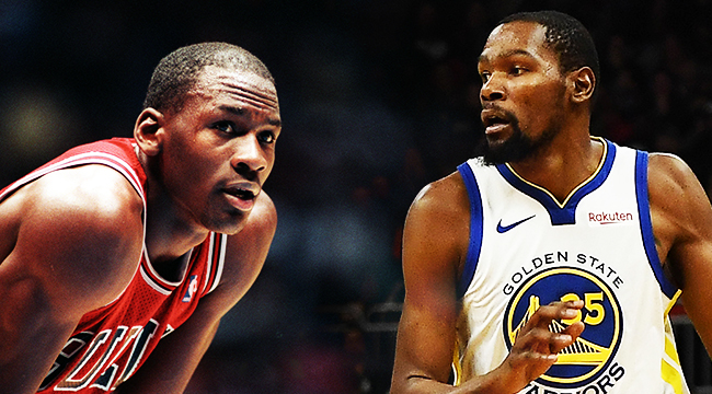 Kevin Durant Does Crucial Work By Showing People Michael Jordan Videos