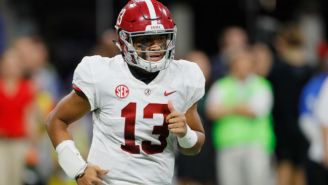 Tua Tagovailoa Was Replaced By Jalen Hurts After Getting Injured In The SEC Title Game
