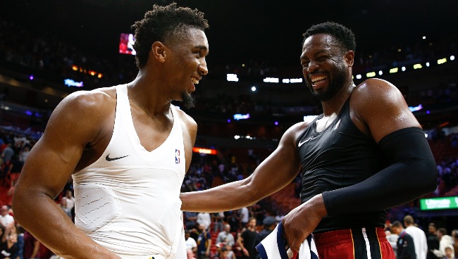 Donovan Mitchell Gave Dwyane Wade A Rocking Chair As A ...