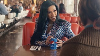 Cardi B Makes ASMR Sounds In A Preview Of Her Very Bedazzled Pepsi Super Bowl Commercial