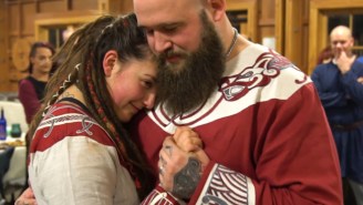 WWE Released A Lovely Video Of Sarah Logan And Ray Rowe’s Viking Wedding