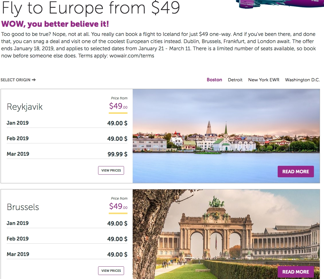 Best Cheap Flight Deals This Week Including 49 Europe Flights