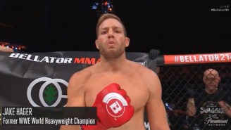 Former WWE Superstar Jake Hager Won His Bellator 214 Debut By Submission