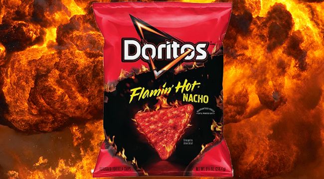 We Did A Taste Test Of Doritos Flamin' Hot Nachos