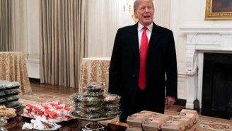 President Donald Trump Bizarrely Brag-Tweeted About Paying For ‘Hamberders’ For The Clemson Football Team