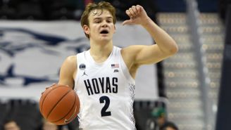 Georgetown Freshman Mac McClung Drilled A Three To Force Overtime Against Providence