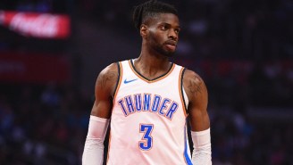 Nerlens Noel Was Stretchered Off After Taking An Andrew Wiggins Forearm To The Head