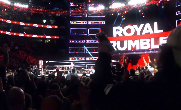 First Pics From The 2019 WWE Royal Rumble Set At Chase Field